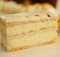 Passionfruit Vanilla Slice